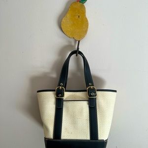 Coach Mini Straw Tote